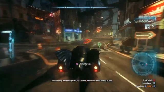 Batman's favorite Batmobile trick.. смотреть онлайн