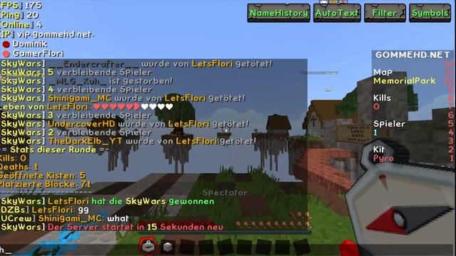 Mega Rage durch einen Stalker?!|Minecraft Skywars [Ger/HD] смотреть онлайн