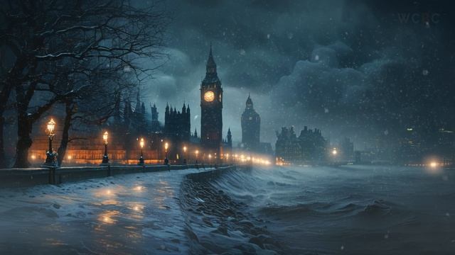 🖤DARK MYSTERIOUS WINTER CITY Part III🖤Music To Study, Read, Work #darkambientmusic #darkambiance