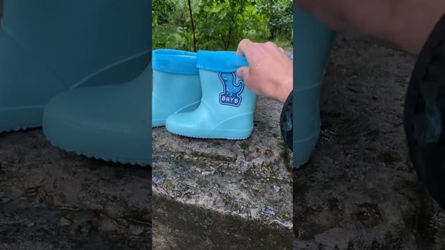 Резиновые сапоги для мальчика 