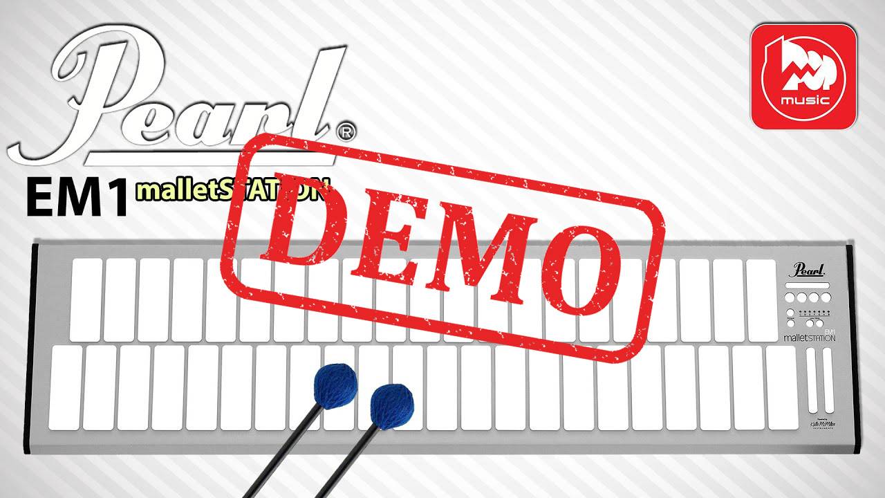 Электронный молоточковый контроллер PEARL EM1 malletSTATION - демонстрация звучания