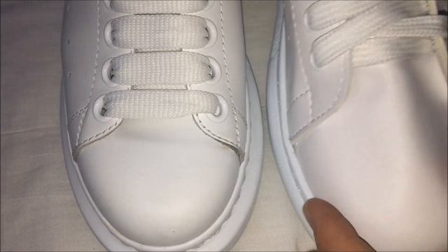 Real Vs. Fake Alexander McQueen Oversized Sneaker. How To Spot Fake Alexander McQueen
