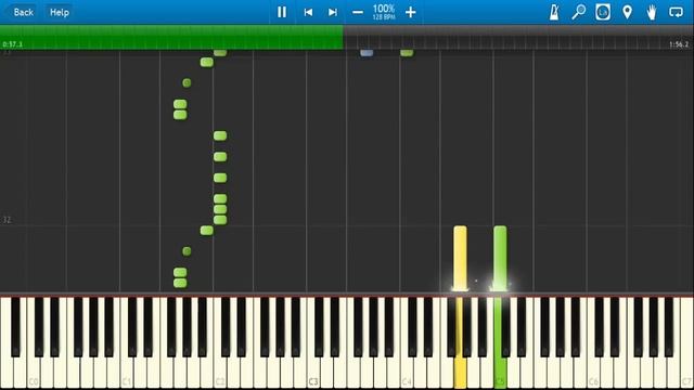 Castlevania - Stage 5 "Heart of Fire" (Synthesia) смотреть онлайн
