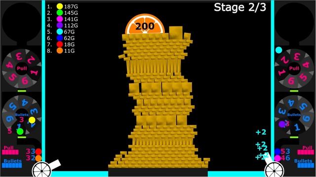 Gold Battle 4 in Algodoo смотреть онлайн