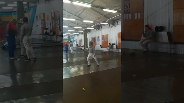 Алин Пивон. Фехтование.Сабля. 10 лет. смотреть онлайн