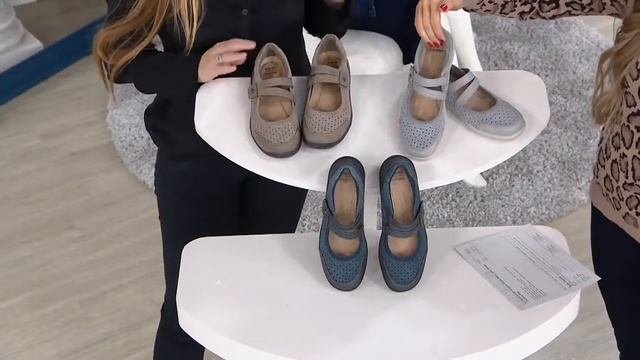 Earth Origins Suede Mary Jane Shoes - Paxton Pita on QVC смотреть онлайн