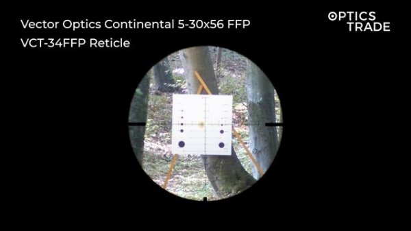 Vector Optics Continental 5-30x56 FFP Reticle VCT-34FFP | Optics Trade Reticle Subtensions