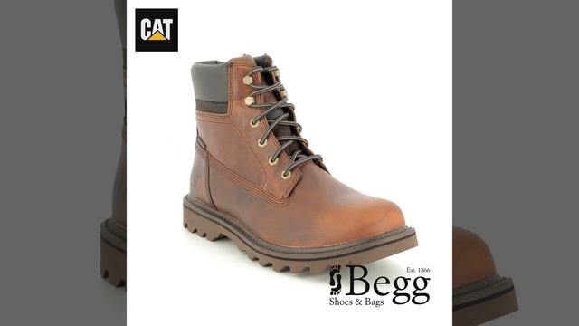 CAT Deplete Wp P721722 Tan Leather boots смотреть онлайн