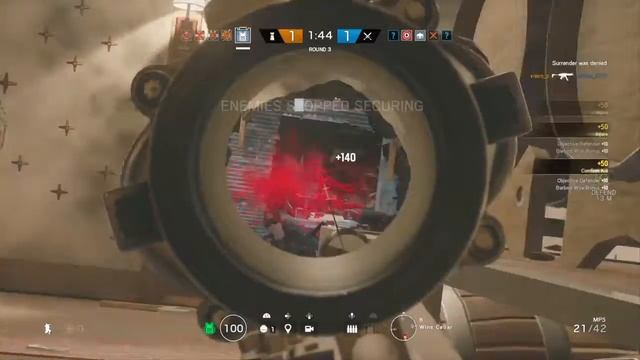 Rainbow Six Siege 1v5 Rook смотреть онлайн