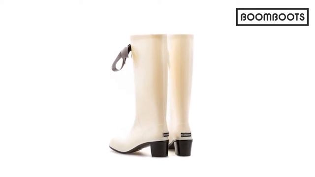 Shoescondom.ru - Wellies White Black High Heel Boomboots смотреть онлайн