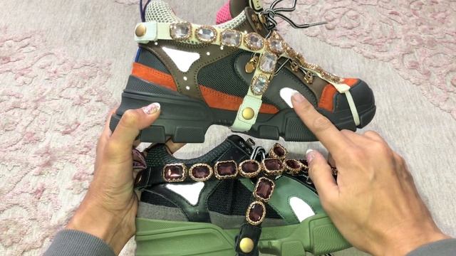 Gucci Flashtrek Sneaker Authentic vs Evil Twin Comparison смотреть онлайн