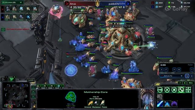 Starcraft 2: Legacy of the Void Dark Templars clean house! смотреть онлайн