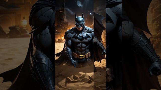 The bat symbol glows in the sand as Batman battles for glory #shortvideo #shortsfeed #shortsvideo смотреть онлайн