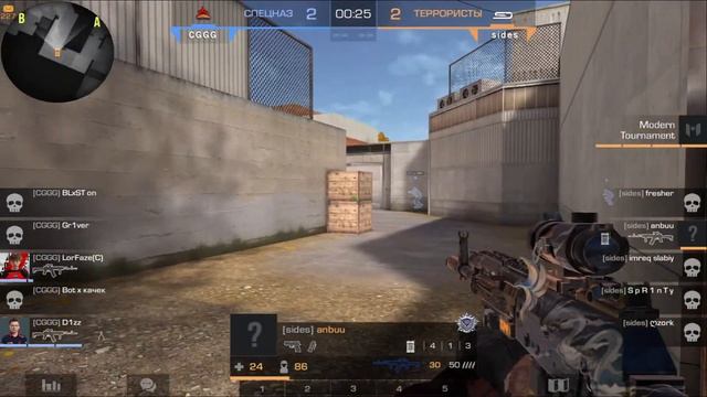 MODERN TOURNAMENT ½ // TIME SIDES VS COLLAPSE GAMING // STANDOFF 2 смотреть онлайн