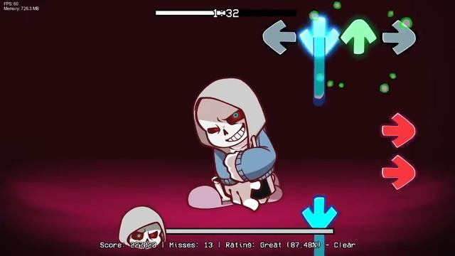 ФНФ Песня Phantasm, ее поет Санс (Кошмар Санса) смотреть онлайн