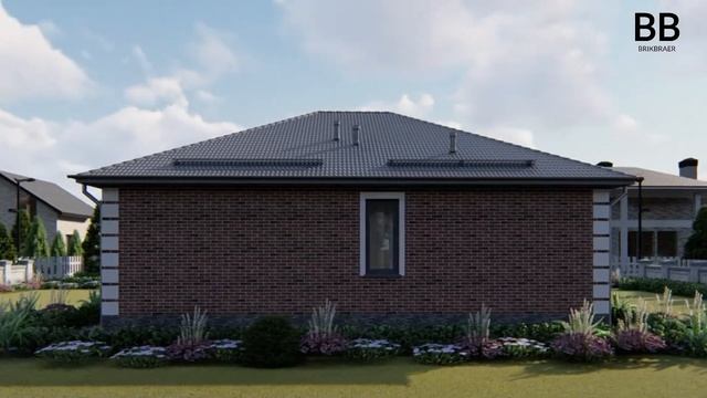 Строительство домов Ростов-на-Дону. Проект дома 122 кв.м.