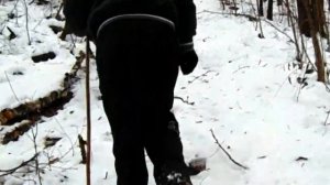 Рваные кеды по первому снегу...