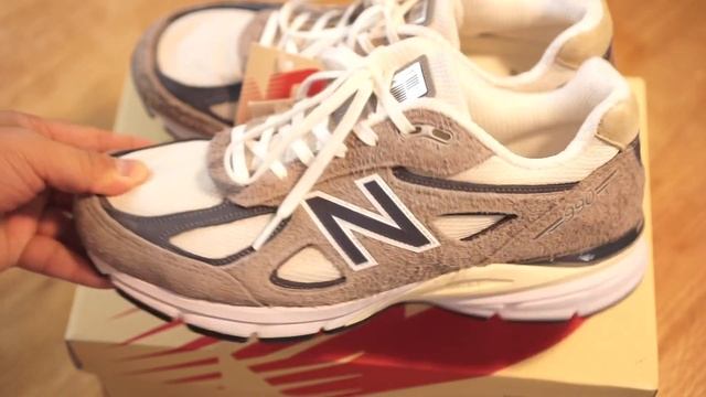 New Balance 990v4 Made In USA Gray Suede (U990TA4)