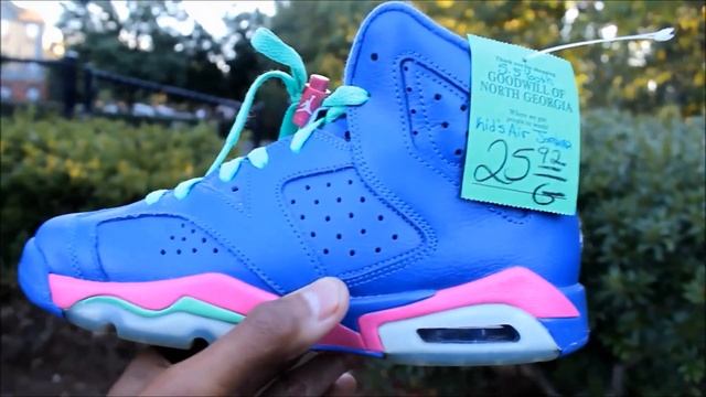 Thrift Quickie: Air Jordan 6 Retro GS "Royal Purple" #RANT смотреть онлайн