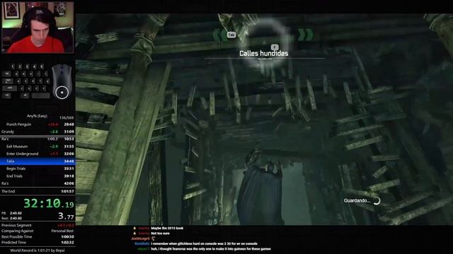Batman: Arkham City Speedrun (Any%) in 1:01:37 [obsolete] смотреть онлайн