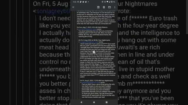 My cyber stalker took a video of him downloading spyware onto my phone. I'm going to the FBI. смотреть онлайн