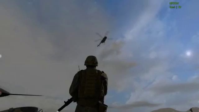 helo with satchel attached Arma2 OA exploding смотреть онлайн