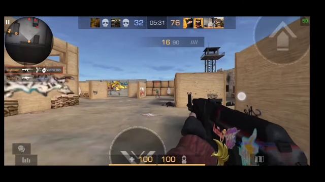 Standoff 2 on index finger aiming+phone gameplay (around 25ish days practice) смотреть онлайн