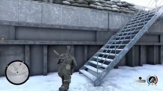 Sniper Elite 4 - Deathstorm 1: Destroy net + Destroy AA guns (3/3) and exfiltrate смотреть онлайн