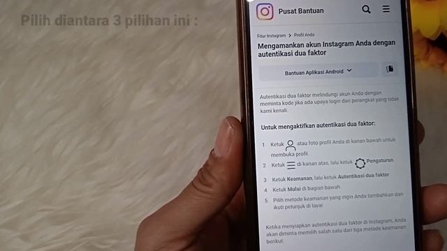 CARA MENGAKTIFKAN AUTENTIKASI DUA FAKTOR INSTAGRAM 2023
