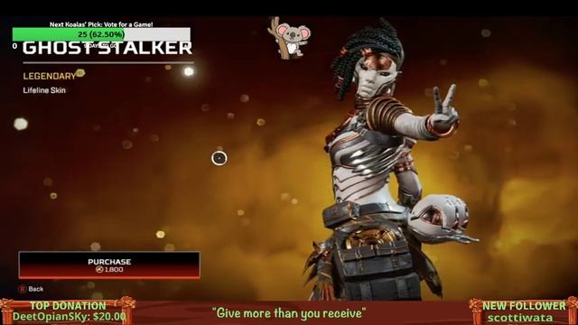 New Legendary skin for Lifeline (Ghost Stalker), War Games. [Apex Legends - Highlight - April 2021] смотреть онлайн