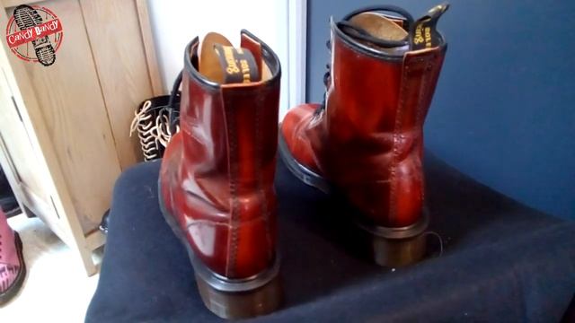 Dr Martens 8304 rouge Vintage Made In England смотреть онлайн