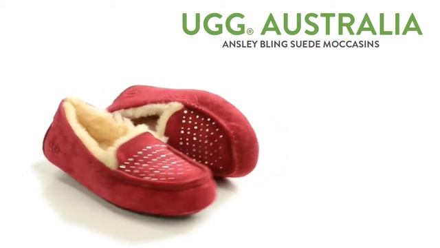 UGG® Australia Ansley Bling Suede Moccasins (For Women) смотреть онлайн
