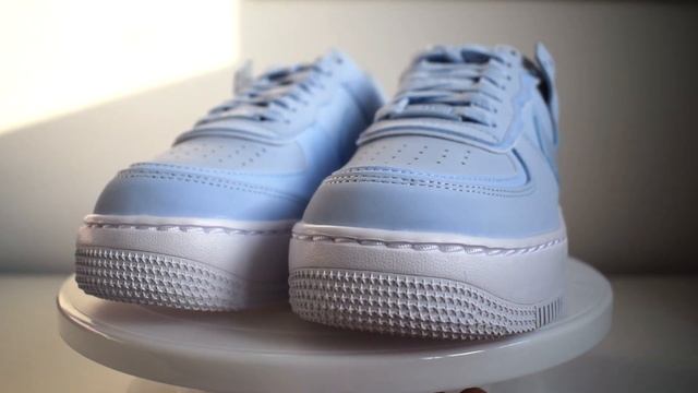 Nike Air Force 1 Shadow Baby Blue unboxing смотреть онлайн