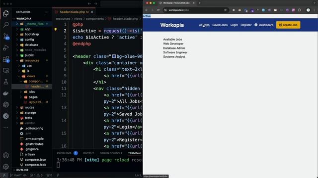 006. Conditional Classes & @php Directive смотреть онлайн
