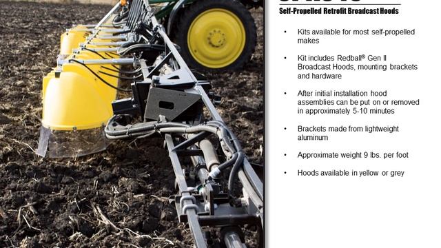 Redball® Gen II Broadcast Hoods: Limit Drift with More Consistent Coverage смотреть онлайн