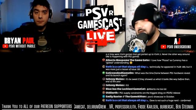 What Are The Chances of PSVR2 Coming March 2022? | PSVR GAMESCAST LIVE смотреть онлайн