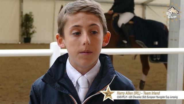 Harry Allen (IRL) - Pony CSIOP CHEVENEZ (SUI) - Portrait