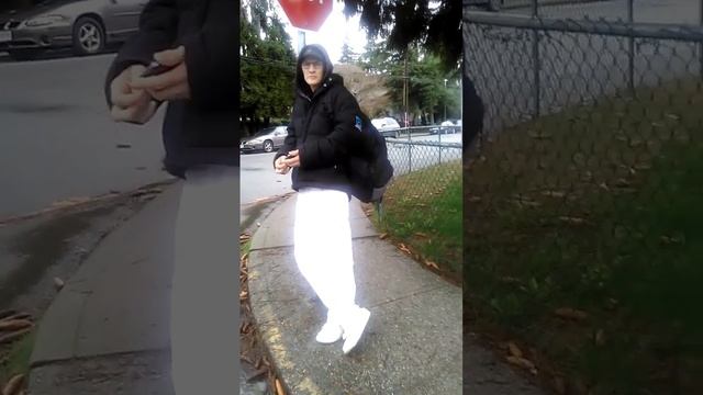 Vancouver, CA Gang Stalker shamed by brave Ti! смотреть онлайн