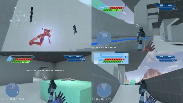 Project Guardian - Chamber 6 - Team Deathmatch - 4 Player Splitscreen смотреть онлайн