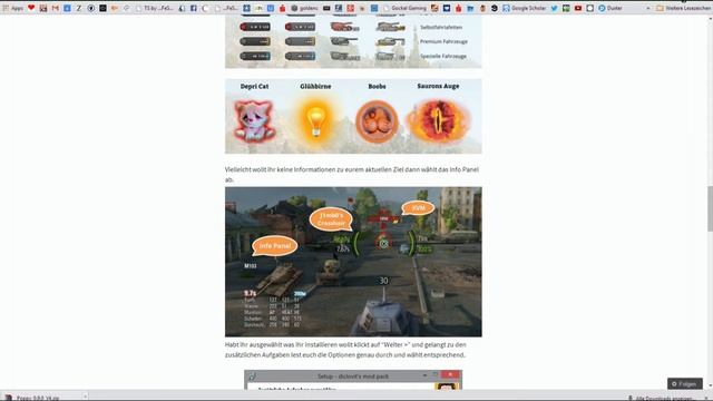 WOT # Diclovits Mod Pack Erklärt