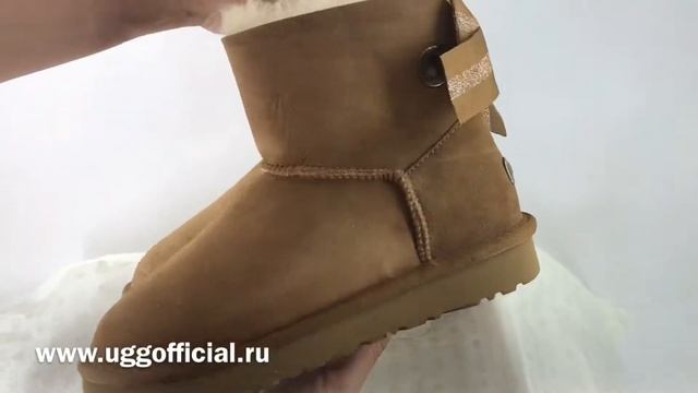 Распаковка Угг UGG Customizable Chestnut с лентами. Новинка 2019-2020 смотреть онлайн