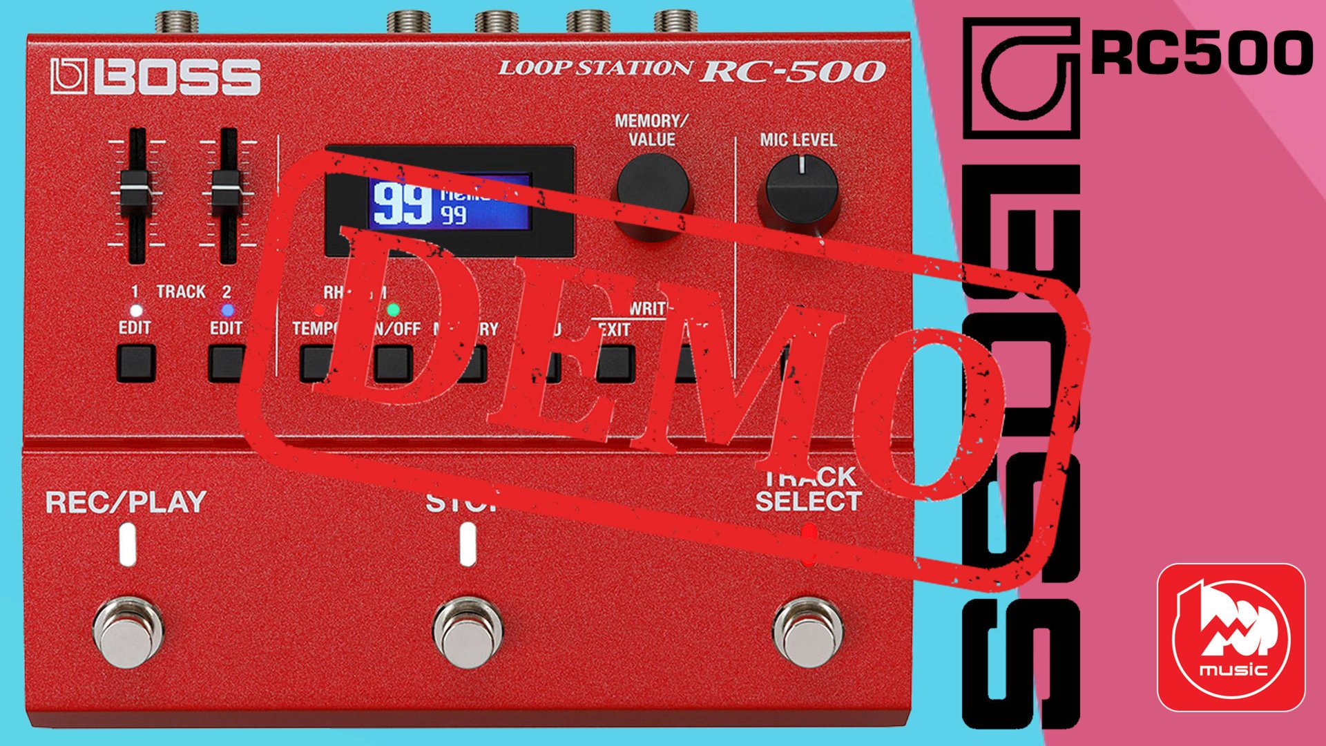 Процессор эффектов BOSS RC-500 - демонстрация звучания смотреть онлайн