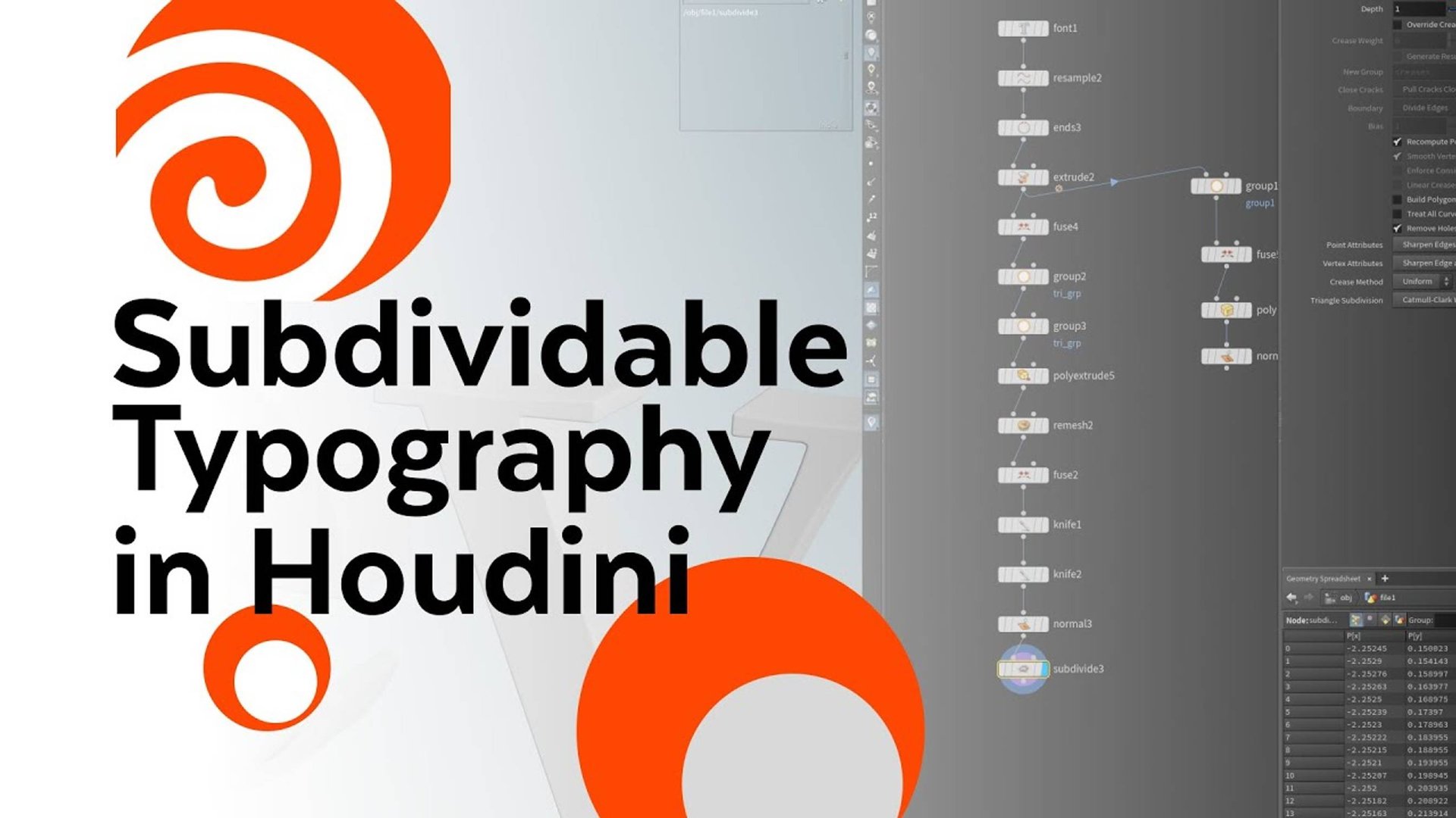 Text for Motion Graphics in Houdini смотреть онлайн