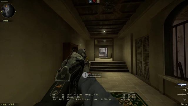 CS GO GAMEPLAY #3 (30/8/2017)(MIRAGE) super epic ninja defuse fail! смотреть онлайн