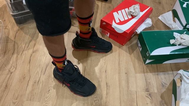 Nike Air Total Max Uptempo Black/Varsity Red Unboxing