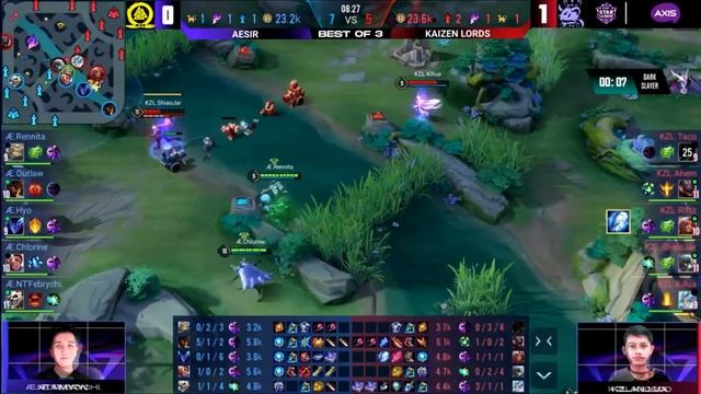 ASL B S2022 Winter D4 G2 | KAIZEN LORDS vs ÆSIR | Garena AOV Indonesia смотреть онлайн