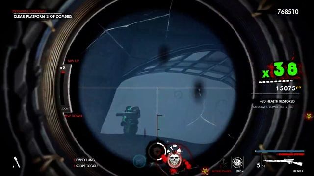 Sniper Elite - Zombie Army 4: Dead War | Dead Ahead mission with Nightmare preset for zombies смотреть онлайн