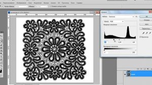 Создание в фотошоп сколка кружева для плетения на коклюшках