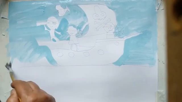 Мастер-класс по рисованию «Весёлые пираты» смотреть онлайн