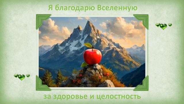 Я благодарю Вселенную за здоровье и целостность смотреть онлайн